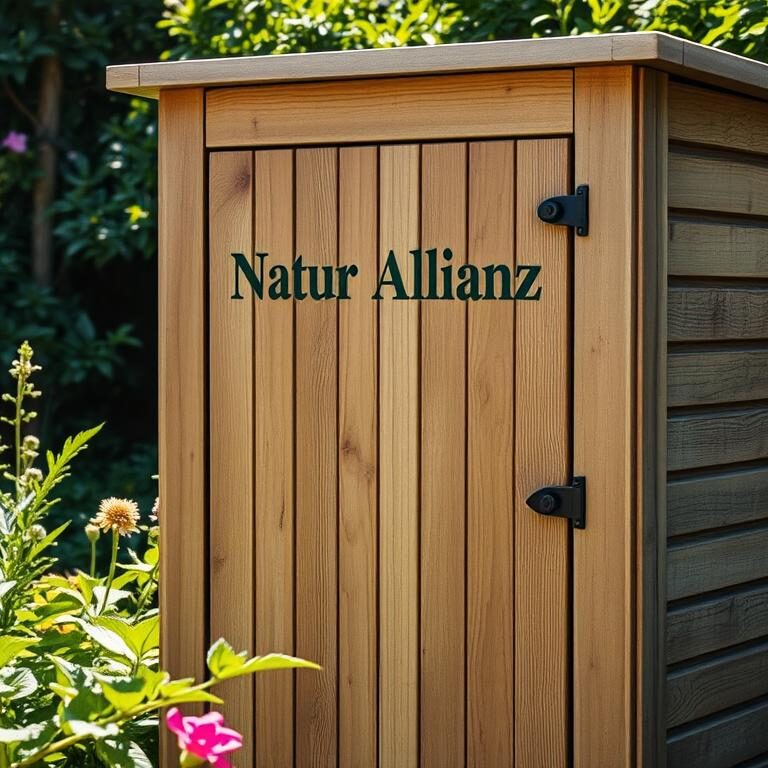 Gartenschrank, Holz