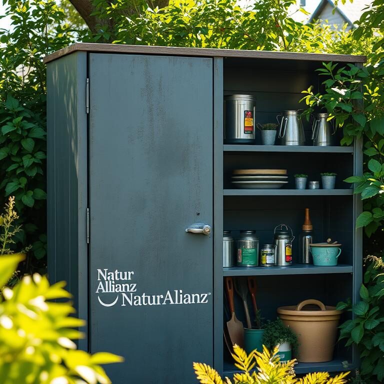 Gartenschrank, Metall