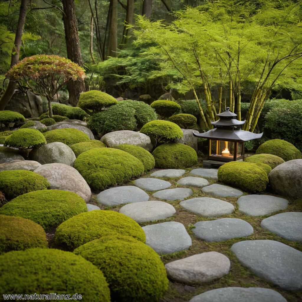 Kleine japanische Gartenecke