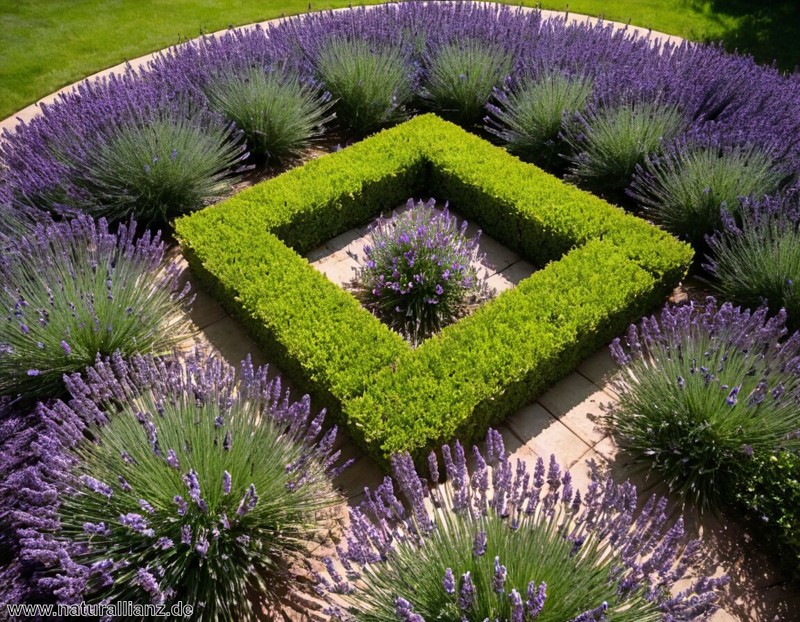 Knotengarten mal anders: Lavendel in Hauptrolle - Küchenkräuter kreativ verwenden – so gestaltest du deinen eigenen Kräutergarten