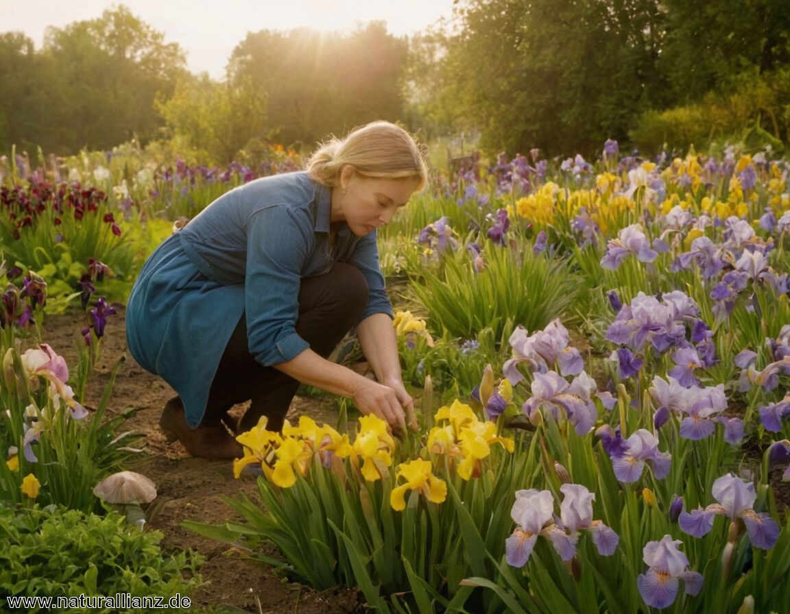 Schädlinge kontrollieren: Insbesondere Schnecken frühzeitig absammeln   - Iris blüht nicht » Tipps für prachtvolle Blüten