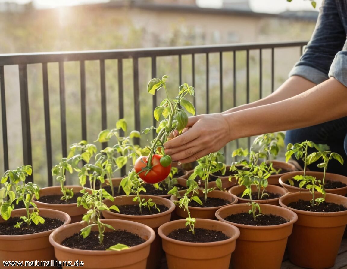 Tomatenpflanzen richtig einsetzen - Tomaten im Topf – So pflanzt du richtig