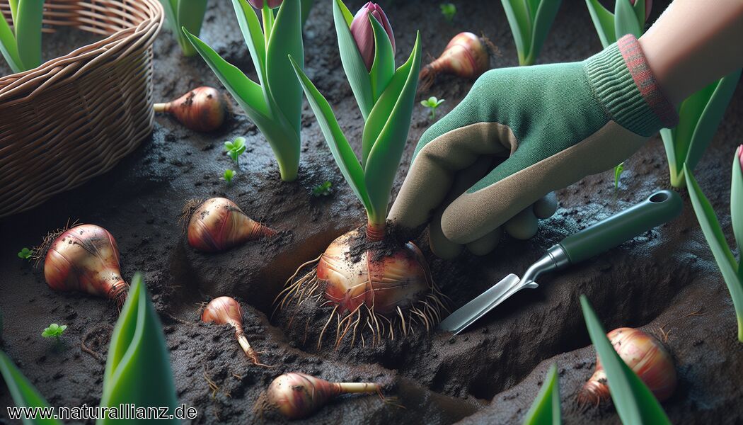 Warum ich meine Tulpenzwiebeln aus dem Beet nehme