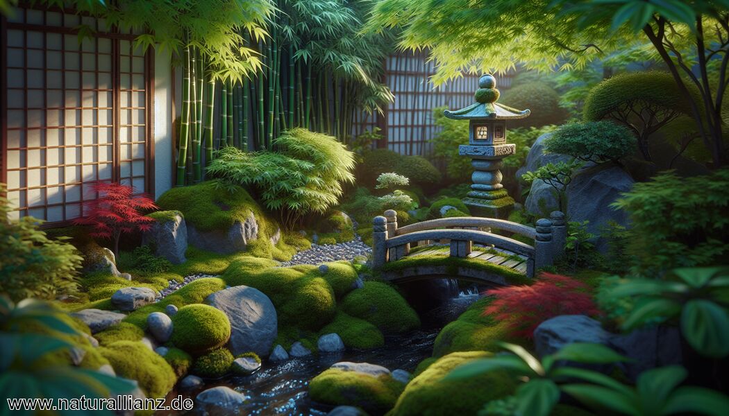 Kleine japanische Gartenecke