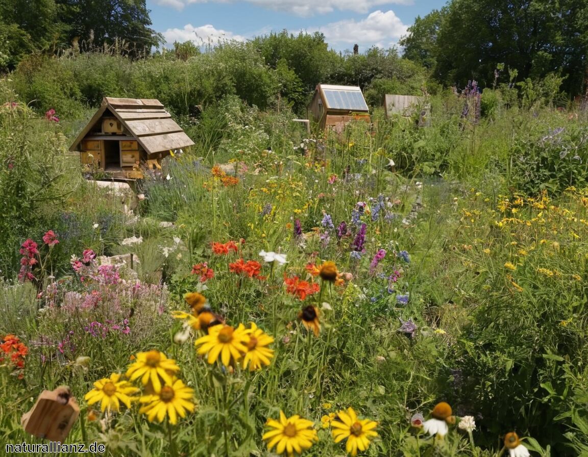 Lebensräume für Wildbienen und Nützlinge schaffen   - Permakultur im eigenen Garten: Nachhaltig gärtnern leicht gemacht