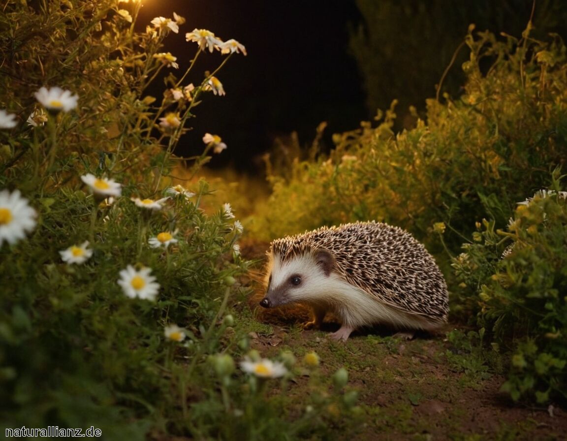 Nachtaktive Beleuchtung im Garten möglichst vermeiden   - Lebensraum für Igel schaffen: So hilft dein Garten