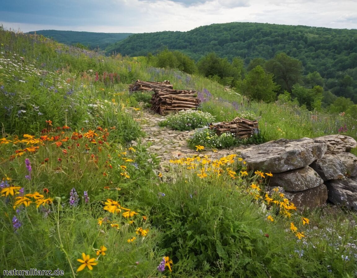 Totholz und Steinhaufen als Unterschlupf integrieren - Der perfekte Naturgarten: So gelingt die ökologische Oase