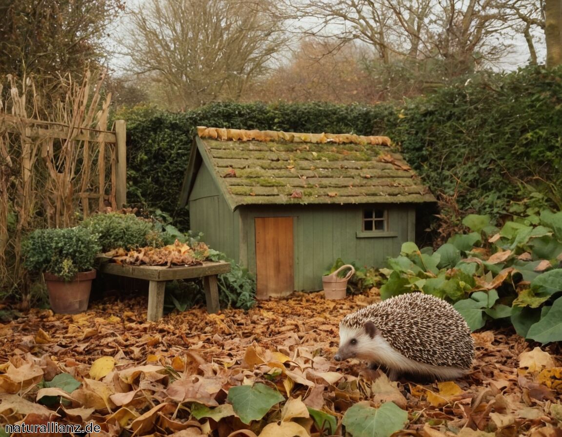 Unbenutzte Gartenhäuschen als Winterquartier offenlassen   - Lebensraum für Igel schaffen: So hilft dein Garten