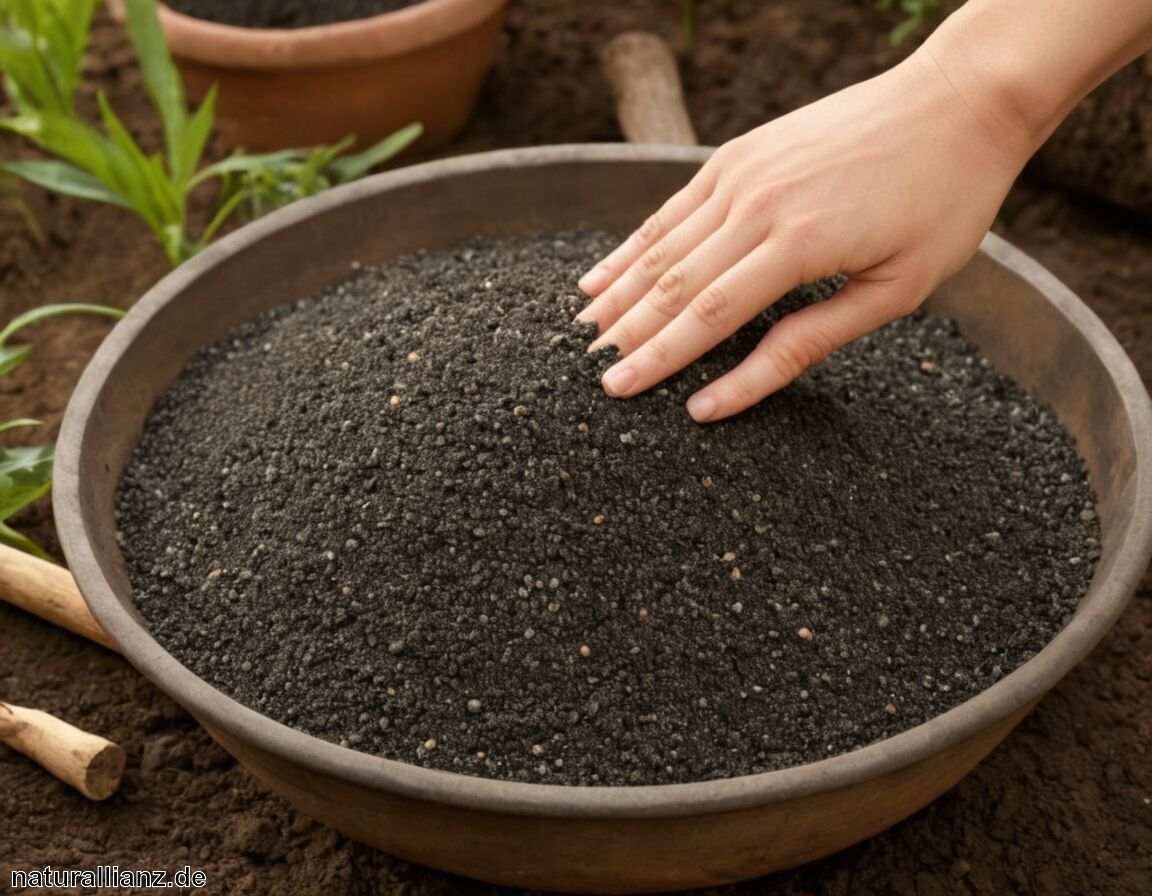 Holzasche sparsam zugeben für Kalium   - Biologische Dünger selbst herstellen