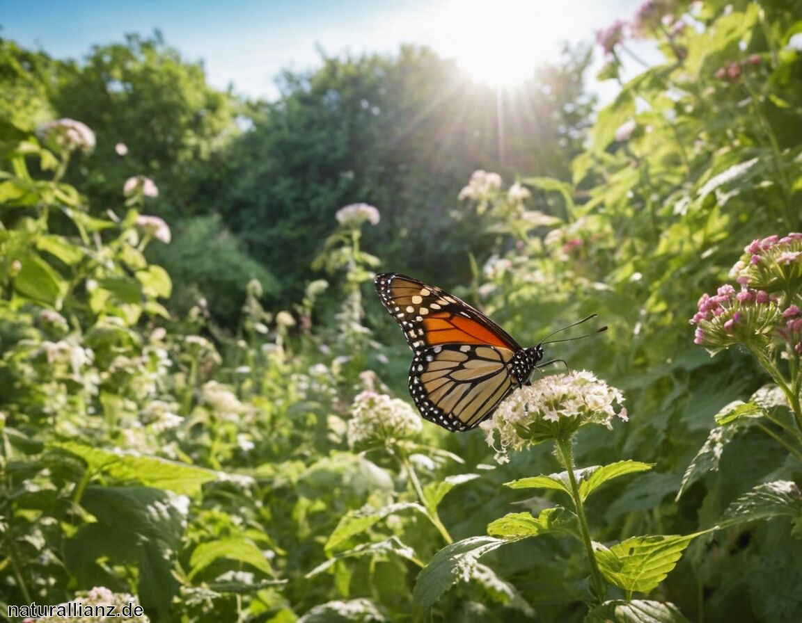 Raupen-Futterpflanzen wie Brennnessel einplanen - Schmetterlingsgarten gestalten – so klappt’s
