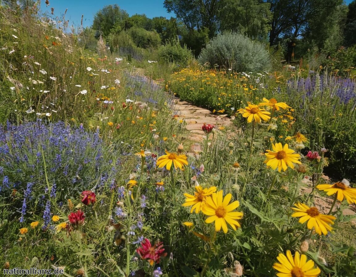 Naturnahe Wildblumenwiese statt Zierrasen einsäen - Der perfekte Naturgarten: So gelingt die ökologische Oase