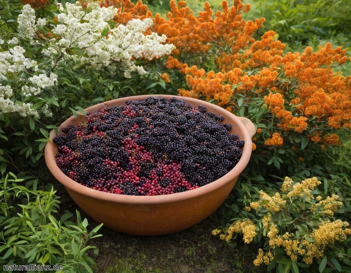 Wildobst im Garten: Aronia, Sanddorn und Co. Natur Allianz Holunder: Blüten und Beeren vielseitig verwendbar - Wildobst im Garten: Aronia, Sanddorn und Co.