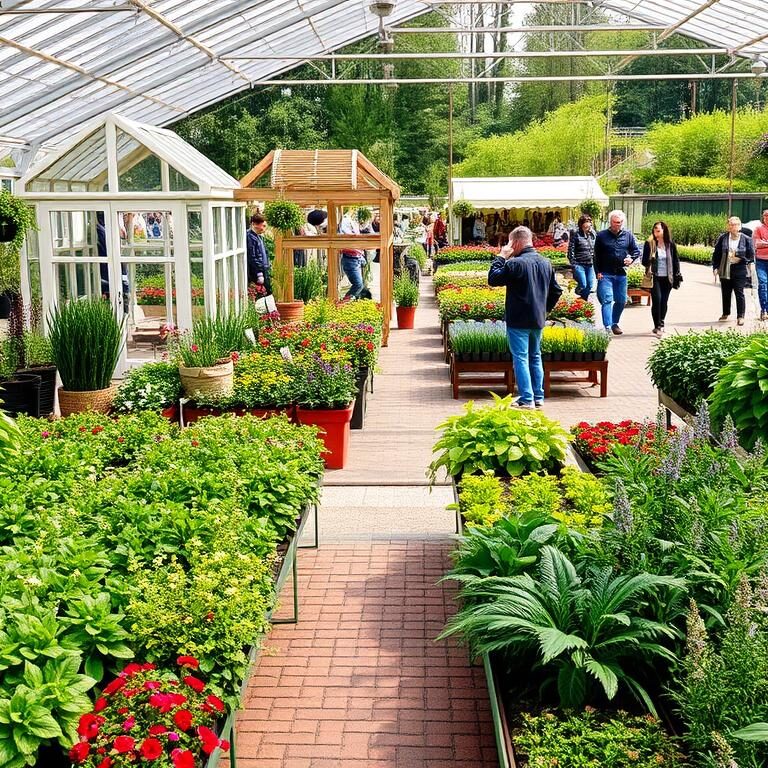 Gartenmesse, Gärtner, Pflanzenmarkt, Gartenfestival, Ausstellung