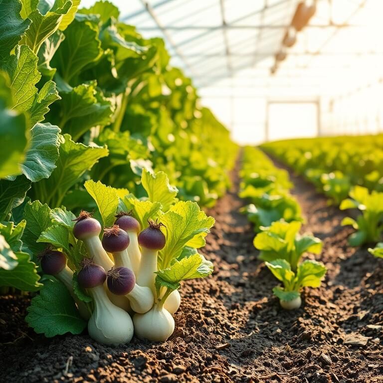 Kohlrabi, Gewächshaus