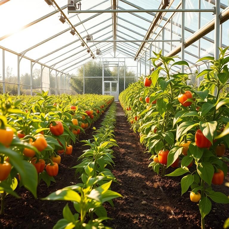 Paprika, Gewächshaus