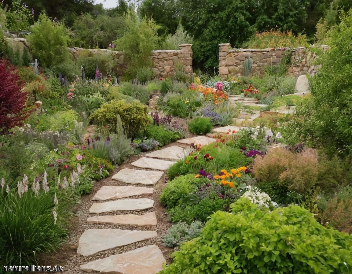 Naturstein im Garten: Wege, Mauern und Beeteinfassungen