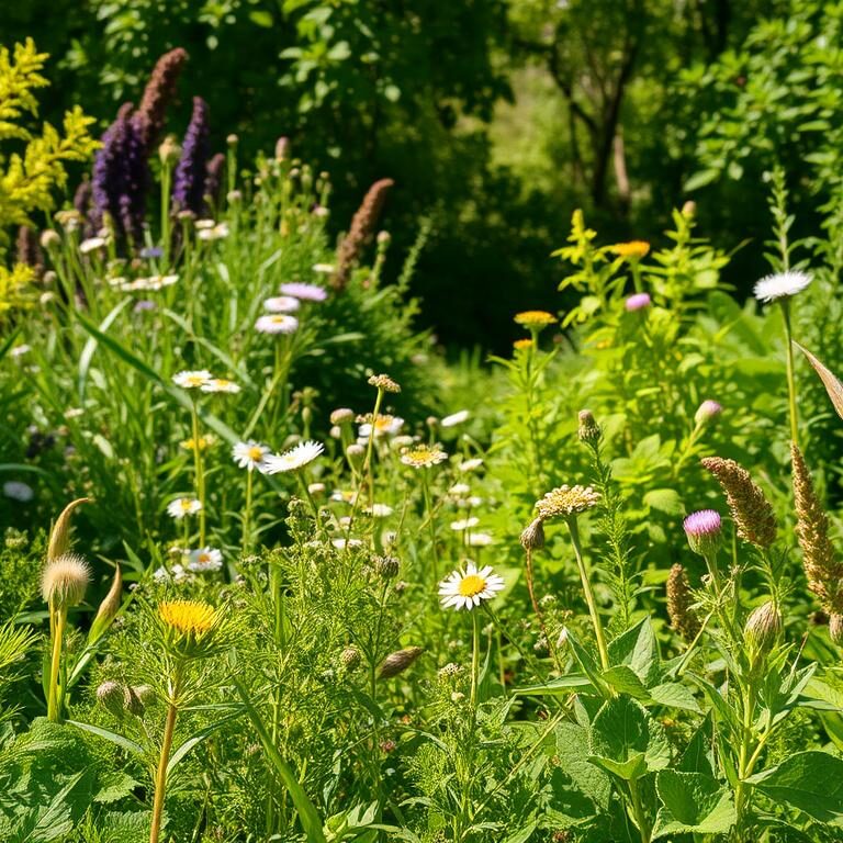 Wildkräuter, Garten