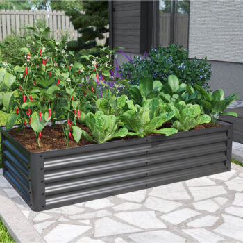 GFP Hochbeet Luca 1507 S, 150x75x35 cm, Stahl