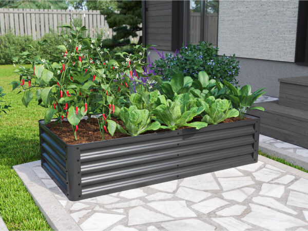 GFP Hochbeet Luca 1507 S, 150x75x35 cm, Stahl