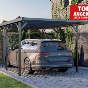 GFP Aluminiumcarport, 504x305 cm, Dicke 10 mm