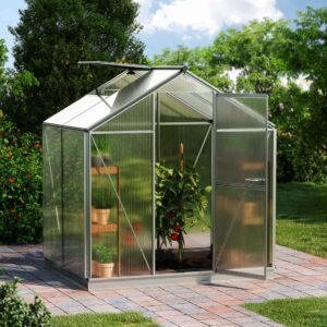 GFP Gewächshaus Eco Star 2, 193x150 cm, Dicke 6 oder 8 mm