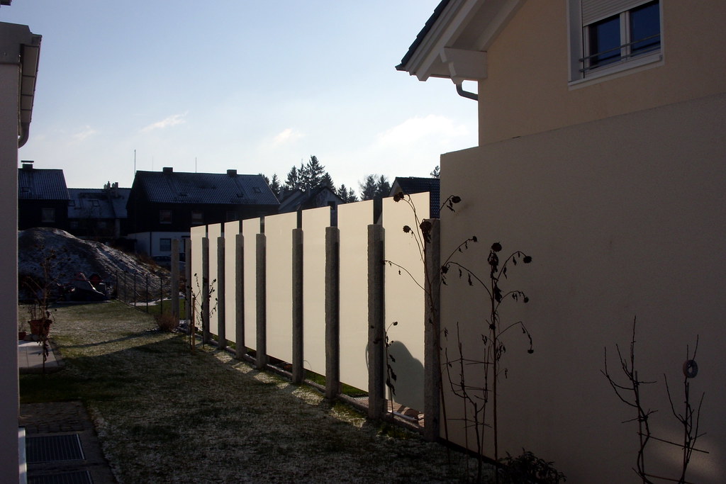 Zaun Rückseite Grundstück
