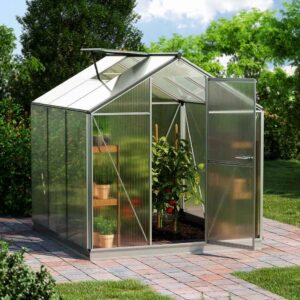 GFP Gewächshaus EcoStar 3, 192x192 cm, Dicke 6 oder 8 mm