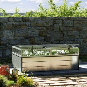 GFP Hochbeet Halfsize, 150x99x39 cm, Alu