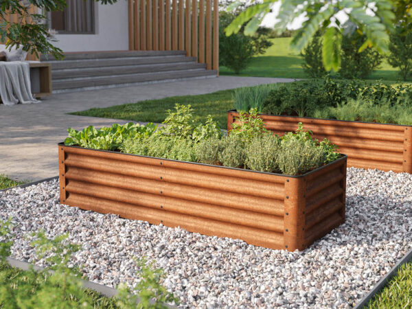 GFP Hochbeet Luca, 150x60x35 cm, Cortenstahl