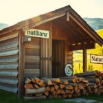Brennholz Schuppen selber bauen