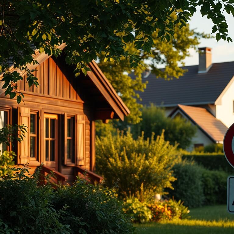 Gartenhaus, Nachbar, Verbot