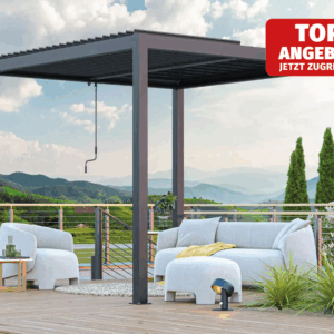 GFP Aluminium Pergola, 290x290 cm