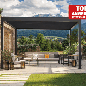 GFP Pergola Aluminium, 294x294 cm