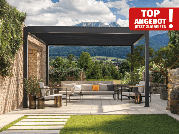 GFP Pergola Aluminium, 294x294 cm