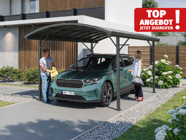 GFP Stahlcarport Claudio, 300x470 cm, Dicke 3 mm
