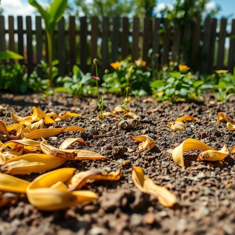 Garten, Bananenschalen, wiederverwenden