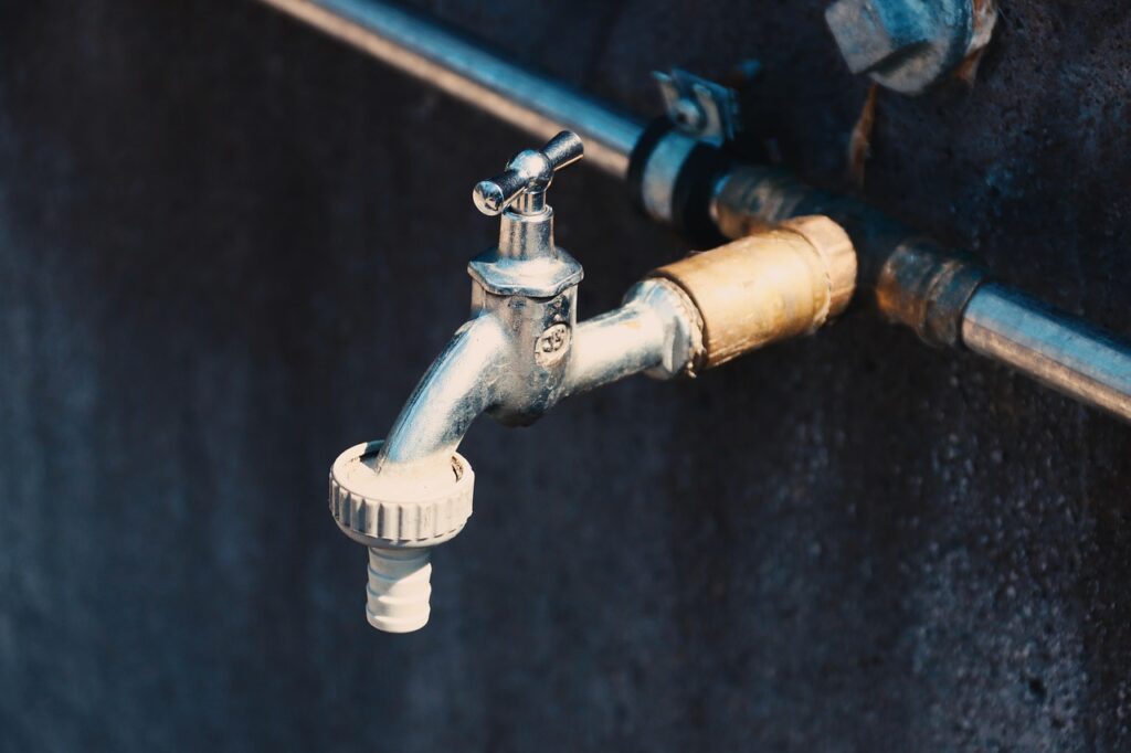 Wasserhahn für den Garten