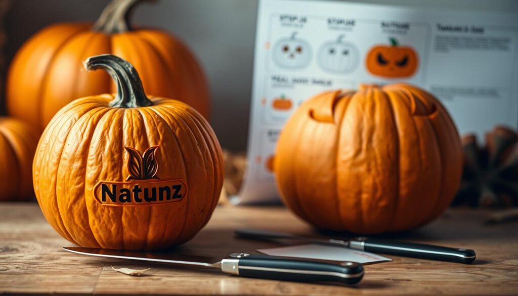 Kürbis, schnitzen: Schritt-für-Schritt-Anleitung