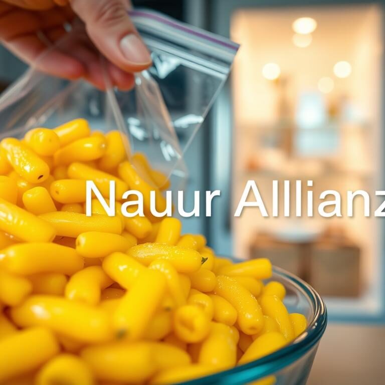 Gelbe, Bohnen, einfrieren