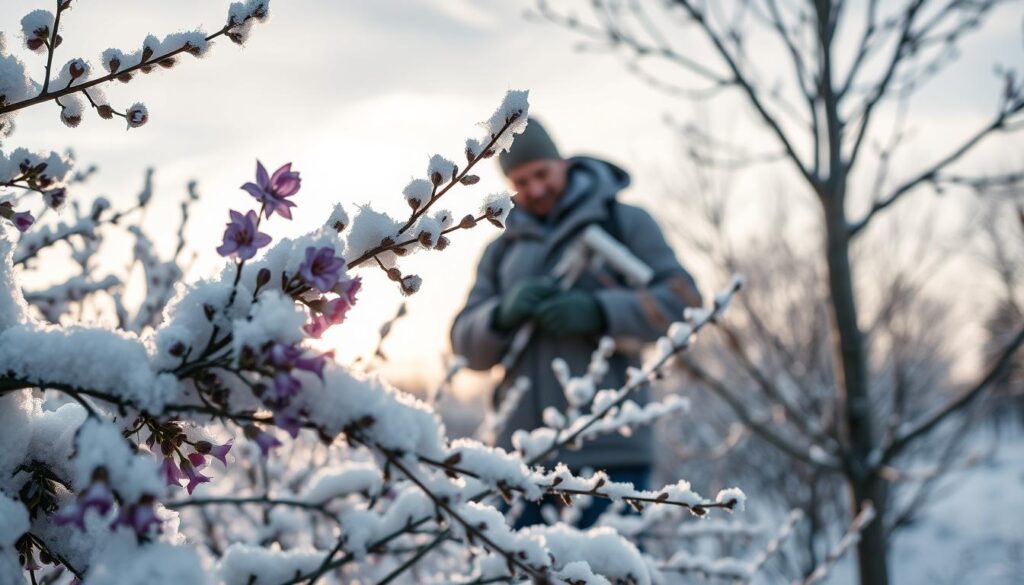 Zeitpunkt Winter Mitte Tag