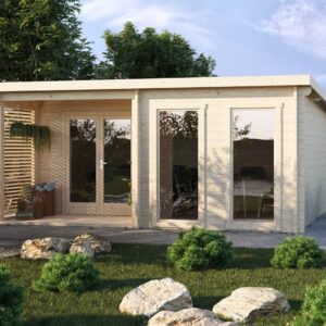 Gartenhausfabrik Gartenhaus Alba 44, Dicke 44 mm Natur Allianz Gartenhausfabrik Gartenhaus Alba 44, Dicke 44 mm