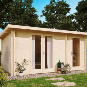 Gartenhausfabrik Gartenhaus Carin 44 C, Dicke 44 mm Natur Allianz Gartenhausfabrik Gartenhaus Carin 44 C, Dicke 44 mm