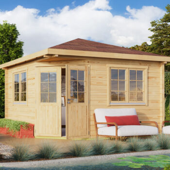 Gartenhausfabrik Gartenhaus Fargo 44 A, Dicke 44 mm