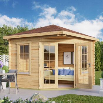 Gartenhausfabrik Gartenhaus Fico 44, Dicke 44 mm