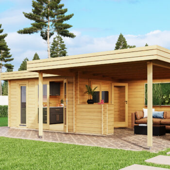 Gartenhausfabrik Gartenlounge Romie 70, Dicke 70 mm