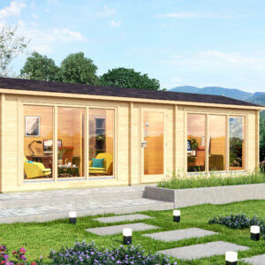 Gartenhausfabrik Gartenhaus Officehouse 44, Dicke 44 mm