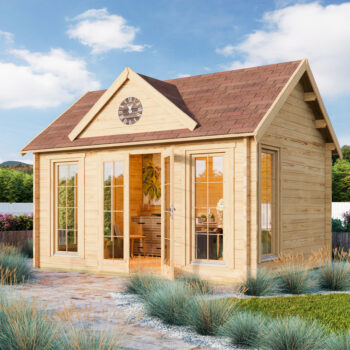 Gartenhausfabrik Gartenhaus Glasgow 44 A, Teehaus, Dicke 44 mm