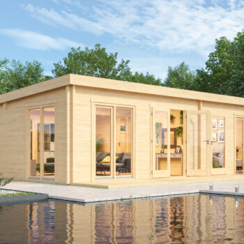 Gartenhausfabrik Gartenhaus Henning 44, Dicke 44 mm