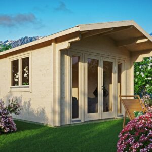Gartenhausfabrik Gartenhaus Kim 70 C, Dicke 70 mm Natur Allianz Gartenhausfabrik Gartenhaus Kim 70 C, Dicke 70 mm