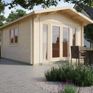 Gartenhausfabrik Gartenhaus Kim 70 D, Dicke 70 mm Natur Allianz Gartenhausfabrik Gartenhaus Kim 70 D, Dicke 70 mm